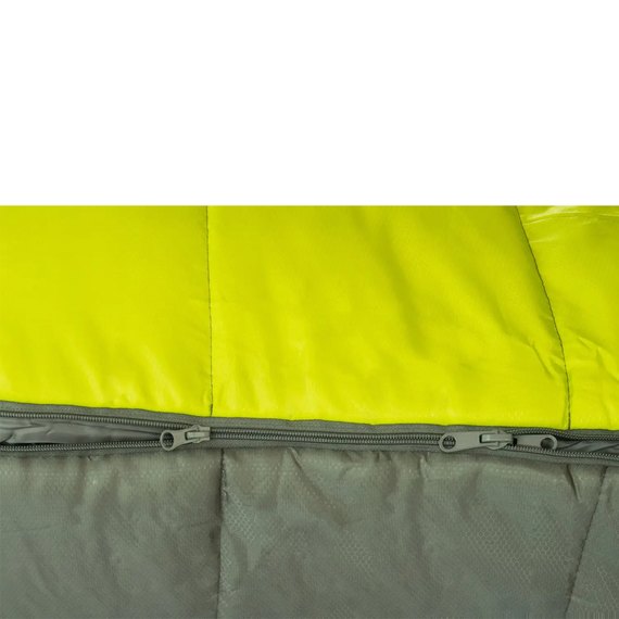 Спальний мішок Tramp Hiker Compact кокон лівий TRS-051С-L, Сторона застібки: Ліва, Колір: Green/Grey, зображення 13