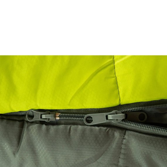 Спальний мішок Tramp Hiker Compact кокон лівий TRS-051С-L, Сторона застібки: Ліва, Колір: Green/Grey, зображення 15