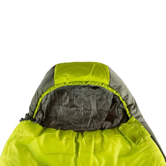 Спальный мешок Tramp Hiker Compact кокон правый TRS-051С-R, Сторона застежки: Правая, Цвет : Green/Grey, изображение 5