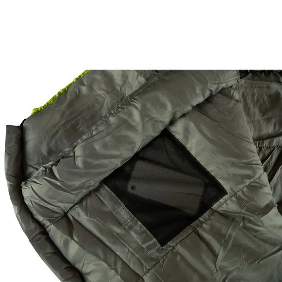 Спальный мешок Tramp Voyager Compact левый TRS-052C-L, Сторона застежки: Левая, Цвет : Green/Grey, изображение 11