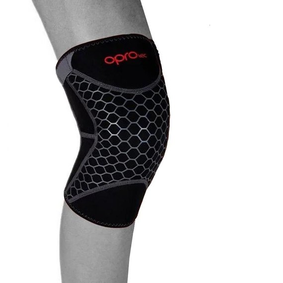 Наколенник спортивный OPROtec Knee Support with Open Patella L Black (TEC5729-LG), Размер: L, Цвет: Чёрный