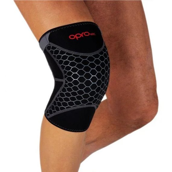 Наколенник спортивный OPROtec Knee Support with Open Patella S Black (TEC5729-SM), Размер: S, Цвет: Чёрный, изображение 5