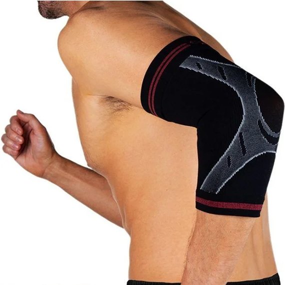 Налокотник спортивный OPROtec Elbow Sleeve S Black (TEC5748-SM), Размер: S, Цвет: Чёрный, изображение 5