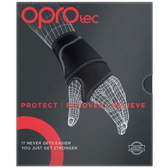Напульсник на запястье OPROtec Adjustable Wrist Support OSFM Black (TEC5749-OSFM), изображение 6