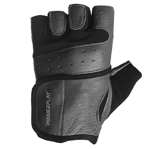 Перчатки для зала PowerPlay 2229 черные XL (PP_2229_XL_Black), Размер: XL, Цвет: Чёрный, изображение 6