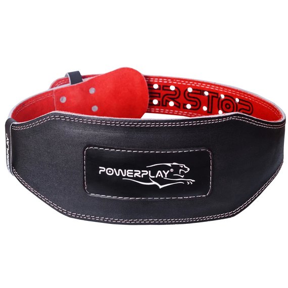 Пояс для тяжелой атлетики PowerPlay 5053 черно-красный XL (PP_5053_XL_Black), Размер: XL
