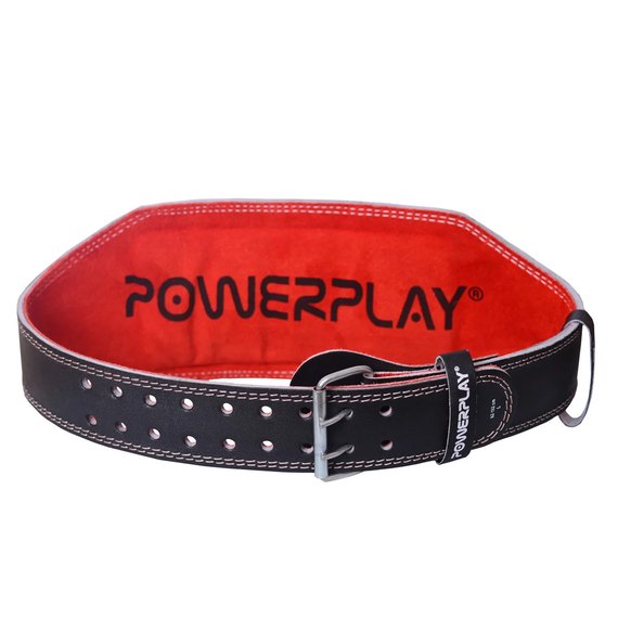 Пояс для тяжелой атлетики PowerPlay 5053 черно-красный M (PP_5053_M_Black), Размер: M, изображение 2
