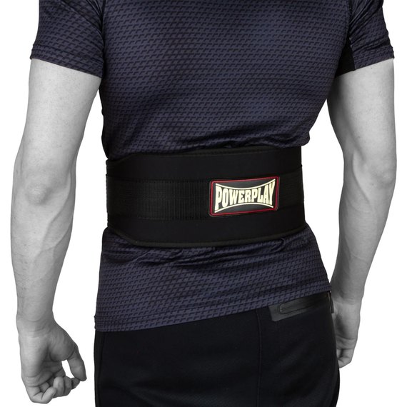 Пояс для тяжелой атлетики PowerPlay 5535 черный (неопрен) L (PP_5535_L_Black), Размер: L, изображение 5