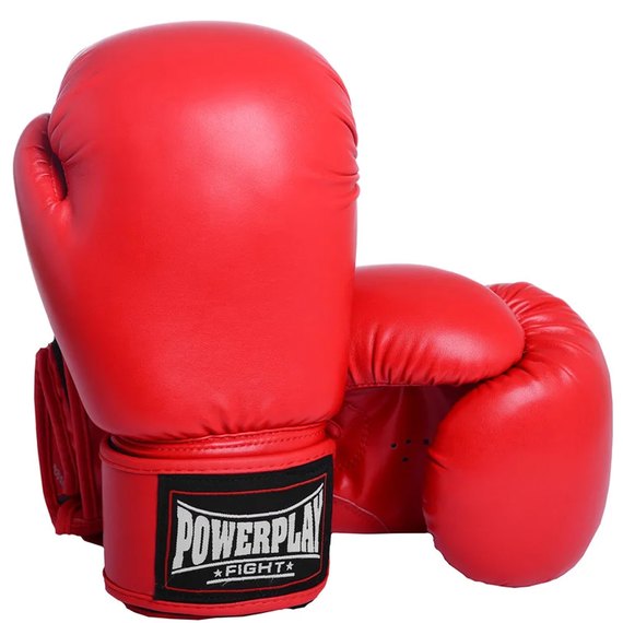 Боксерские перчатки PowerPlay 3004 Красные 16 ун (PP_3004_16oz_Red), Вес: 16 унций