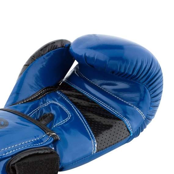 Боксерские перчатки PowerPlay 3017 Синие карбон 8 ун (PP_3017_8oz_Blue), изображение 3