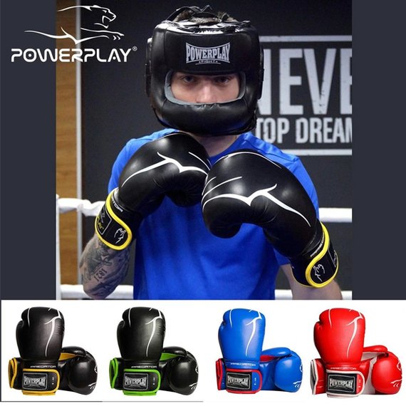 Боксерские перчатки PowerPlay 3018 Красные 8 ун (PP_3018_8oz_Red), Вес: 8 унций, Цвет: Красный, изображение 9