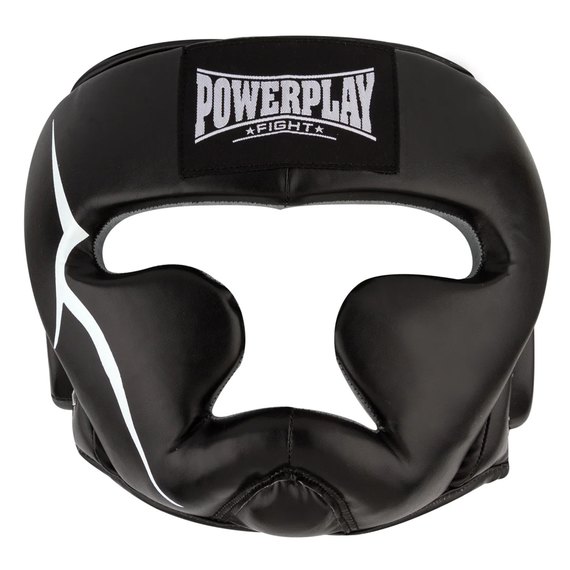 Боксерський шлем PowerPlay 3066 PU + Amara черный M (PP_3066_M_Black), Размер: M, изображение 4