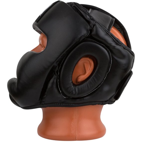 Боксерський шолом PowerPlay 3066 PU + Amara чорний L (PP_3066_L_Black), Розмір: L, зображення 5