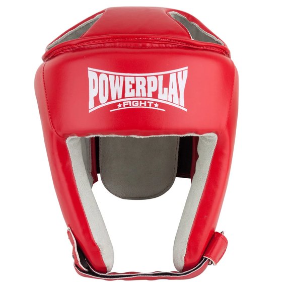 Боксерський шолом PowerPlay 3084 червоний XL (PP_3084_XL_Red), Розмір: XL, зображення 2