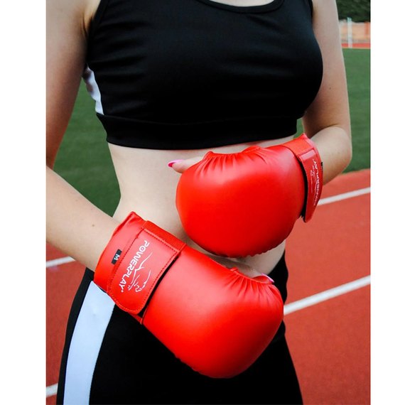 Рукавички для Karate PowerPlay 3027 червоні M (PP_3027_M_Red), зображення 4