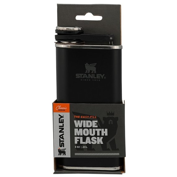 Фляга Stanley Classic Matte Black 0.23 л (6939236348409), Колір: Чорний, зображення 4