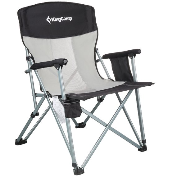 Стул KingCamp HARD ARM CHAIR black/medium grey KC3825