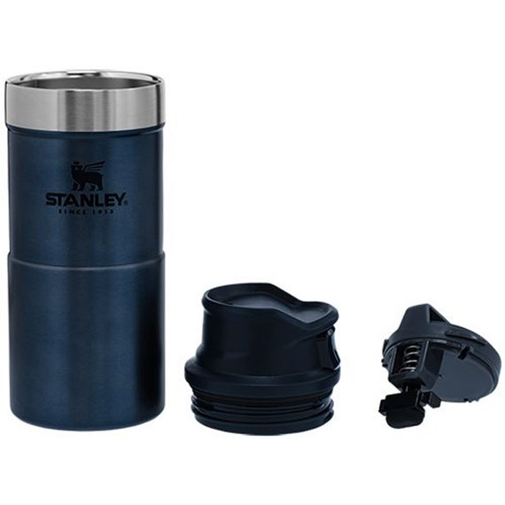 Термочашка Stanley Classic Trigger Action Travel Nightfall 0.35 л (6939236382809), Цвет: Синий, изображение 2