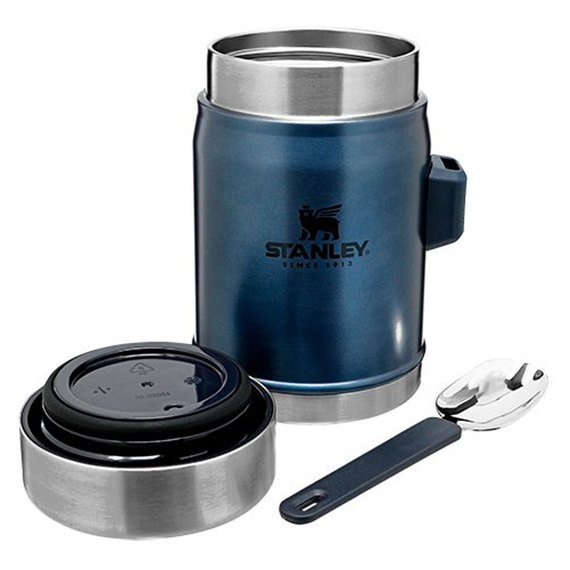 Термос харчовий Stanley Classic Legendary Nightfall 0.4 л (6939236373227), Колір: Синій, зображення 2