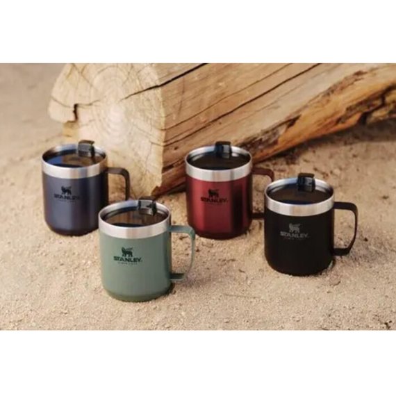Термочашка Stanley Legendary Classic Camp Hammertone Green 0,35л (6939236373166), Цвет: Зелёный, изображение 5