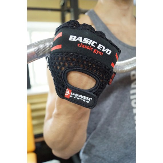 Перчатки для зала Power System PS-2100 Evo Black/Red S (PS_2100E_S_Black/Red), Размер: S, Цвет: Чёрный/Красный, изображение 12