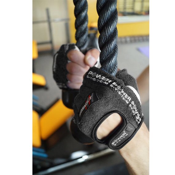 Перчатки для фитнеса Power System PS-2200 Black XS (PS-2200_XS_Black), Размер: XS, Цвет: Чёрный, изображение 11
