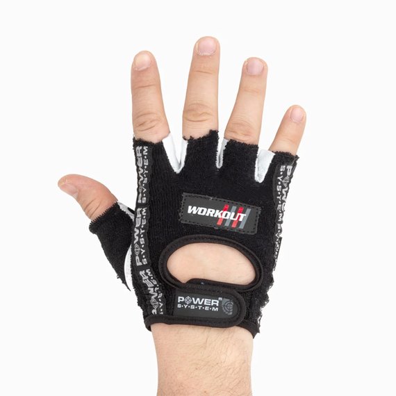Перчатки для фитнеса Power System PS-2200 Black XL (PS-2200_XL_Black), Размер: XL, Цвет: Чёрный, изображение 3