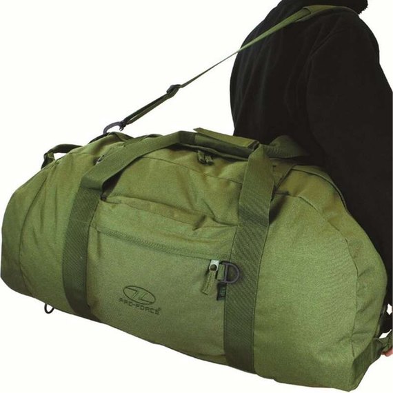 Сумка дорожная Highlander Loader Holdall 100 Olive (LR100-OG) 925491, Цвет: Оливковый , изображение 4