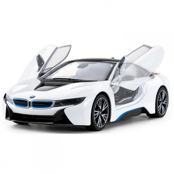 Машинка Rastar BMW i8 1:14 ц:белый (71060 white), изображение 2