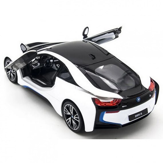 Машинка Rastar BMW i8 1:14 ц:белый (71060 white), изображение 3
