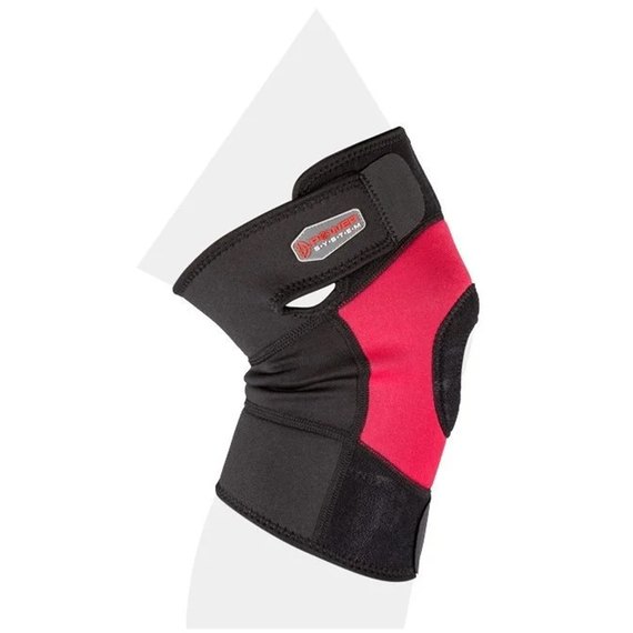Наколенник спортивный Power System PS-6012 Black/Red L (PS-6012_L_Black-Red), Размер: L, Цвет: Чёрный/Красный, изображение 3
