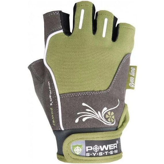 Перчатки для зала Power System PS-2570 Green S (PS-2570_S_Green), Размер: S, Цвет: Зелёный, изображение 2