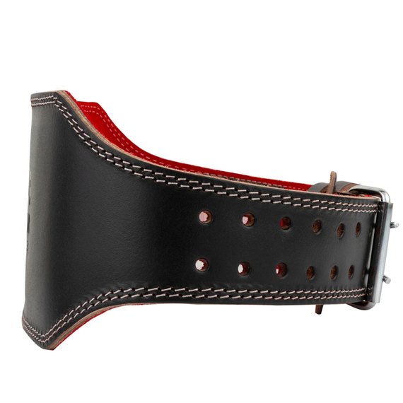 Пояс для важкої атлетики Power System PS-3030 Black / Red L (PS-3030_L_Black-Red), Розмір: L, зображення 4