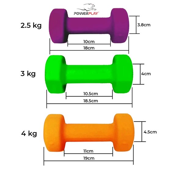 Гантель PowerPlay 4125 виниловая 2.5 кг фиолетовая (PP_4125_2.5kg), Вес: 2.5 кг, изображение 3