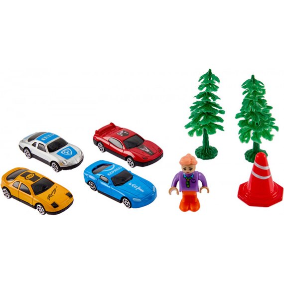 Игровой набор ZIPP Toys Городской Экспресс 80 деталей красный (AU1885), изображение 5
