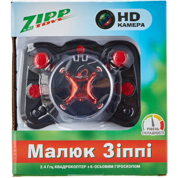 Квадрокоптер ZIPP Toys с камерой Малыш Зиппи с дополнительным аккумулятором красный (CF922 red), Цвет: Красный, изображение 7
