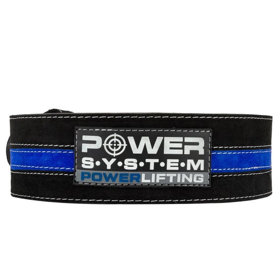 Пояс для пауэрлифтинга Power System PS-3800 Black/Blue L (PS-3800_L_Black_Blue), Размер: L, Цвет: Black/Blue, изображение 2