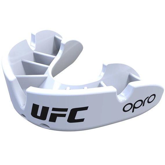 Капа для боксу OPRO Junior Bronze UFC Hologram White (art.002264002), зображення 2