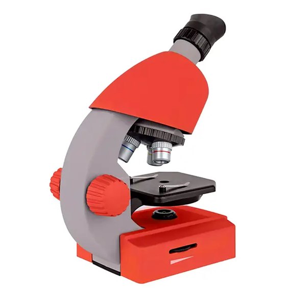 Микроскоп Bresser Junior 40x-640x Red (с адаптером для смартфона) 923031, изображение 4