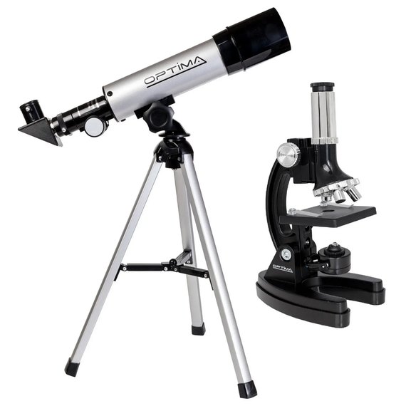 Мікроскоп Optima Universer 300x-1200x + Телескоп 50/360 AZ в кейсі (MBTR-Uni-01-103) 928587, зображення 2