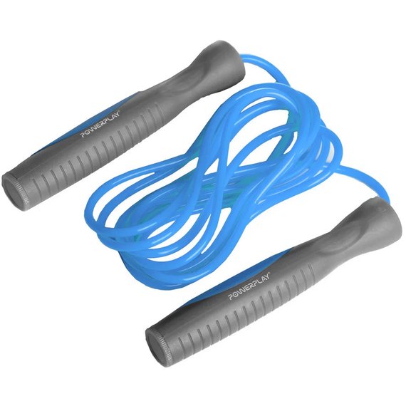 Скакалка PowerPlay 4204 блакитна (PP_4204_Blue), Колір: Блакитний, зображення 2