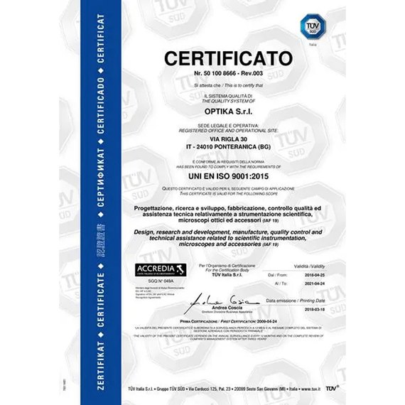 Мікроскоп Optika SFX-51 20x-40x Bino Stereo 925149, зображення 3