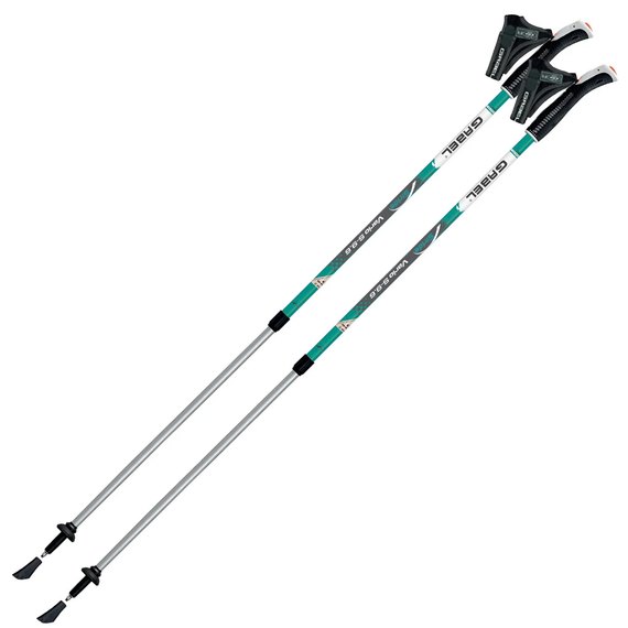 Палиці для скандинавської ходьби Gabel Vario S-9.6 Teal (7008350610000), Колір: Зелений