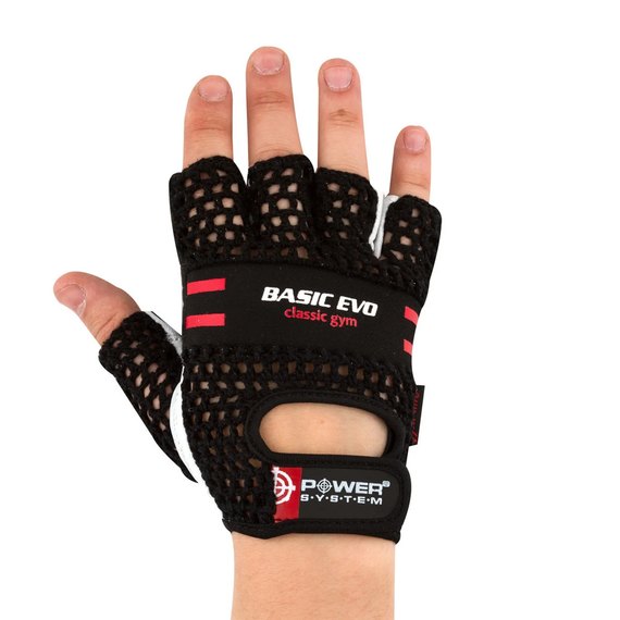 Перчатки для зала Power System PS-2100 Evo Black/Red XL (PS_2100E_XL_Black/Red), Размер: XL, Цвет: Чёрный/Красный, изображение 4