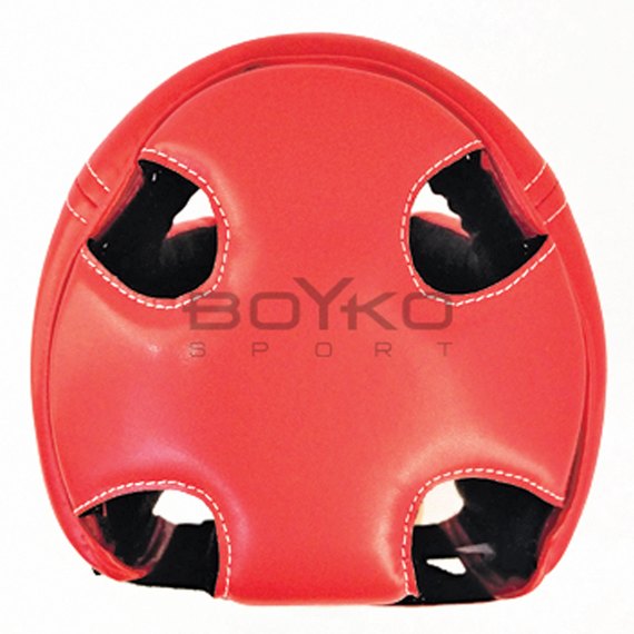 Боксерський шолом BoYko BS-№2 екошкіра червоний XL (bs6246013304), Розмір: XL, зображення 8