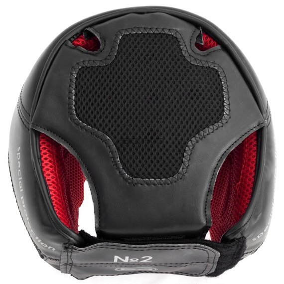 Боксерский шлем BoYko BS-№3 с повышенной защитой, экокожа, черный S (bs6226213501), Размер: S, изображение 5