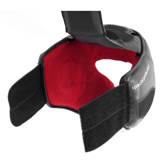Боксерский шлем BoYko BS-№3 с повышенной защитой, экокожа, черный M (bs6226213502), Размер: M, изображение 9
