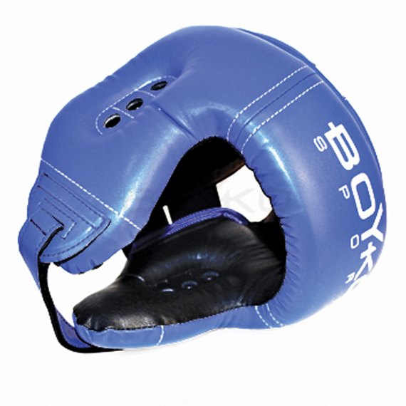 Боксерский шлем BoYko BS для кикбоксинга, композиционная кожа синий XXL (bs6243112105), Размер: XXL, Цвет: Синий, изображение 8