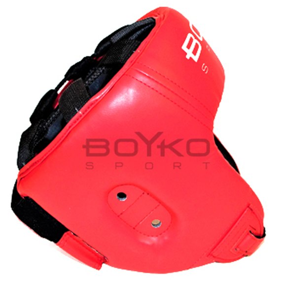 Боксерський шолом BoYko BS для самбо червоний M (bs6234202302), Розмір: M, зображення 2