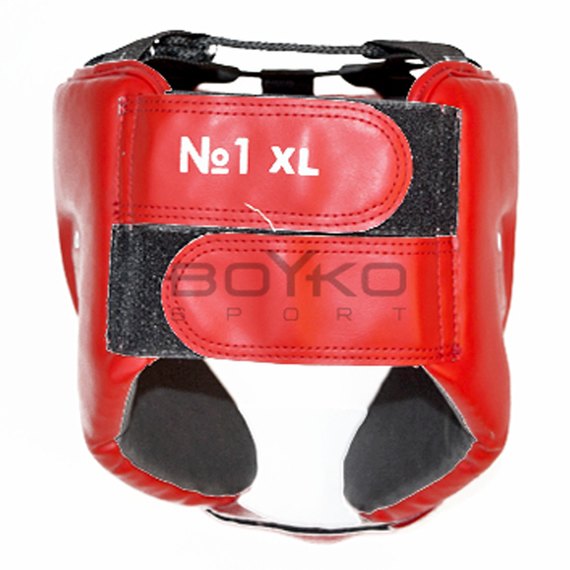 Боксерський шолом BoYko BS для самбо червоний S (bs6234202301), Розмір: S, зображення 3
